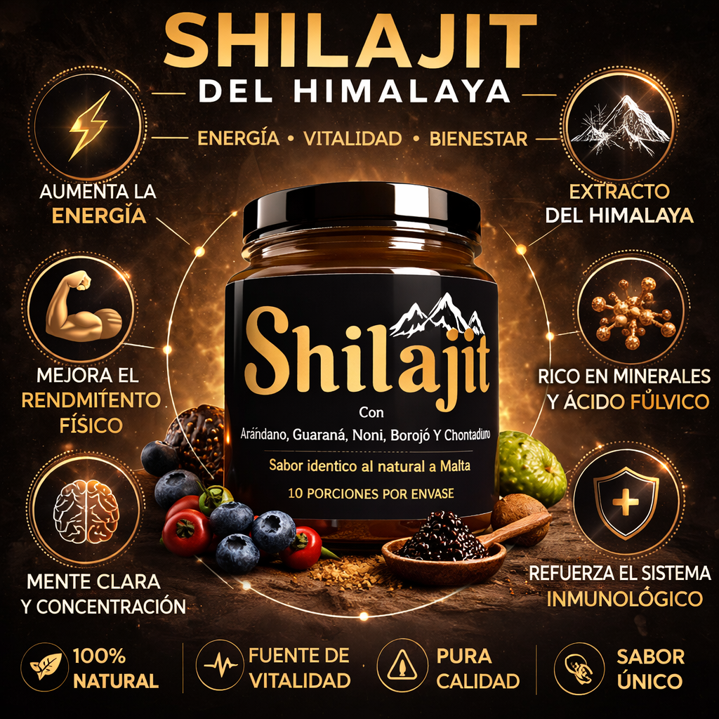 Shilajit Natural – Bienestar Diario