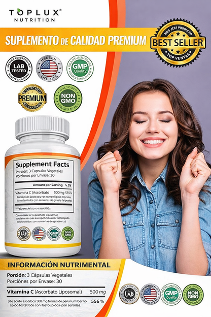 Liposomal Vitamina C Por 90 Cap
